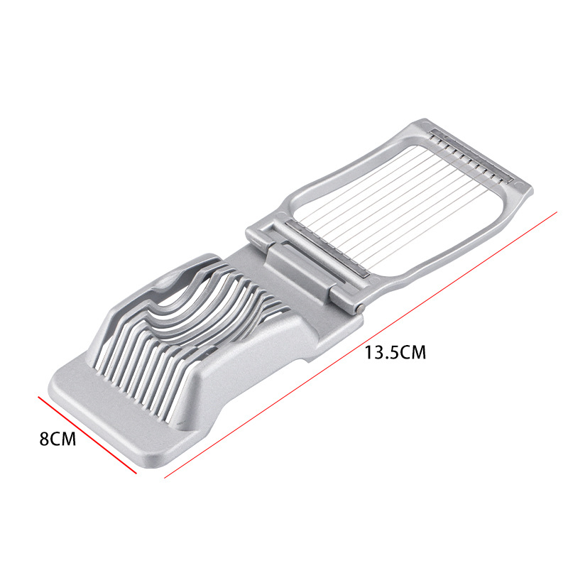 Egg Slicer for Hard Boiled Aluminum Alloy Wire Egg Slicer Dishwasher Safe for Egg Strawberry Soft Fruit