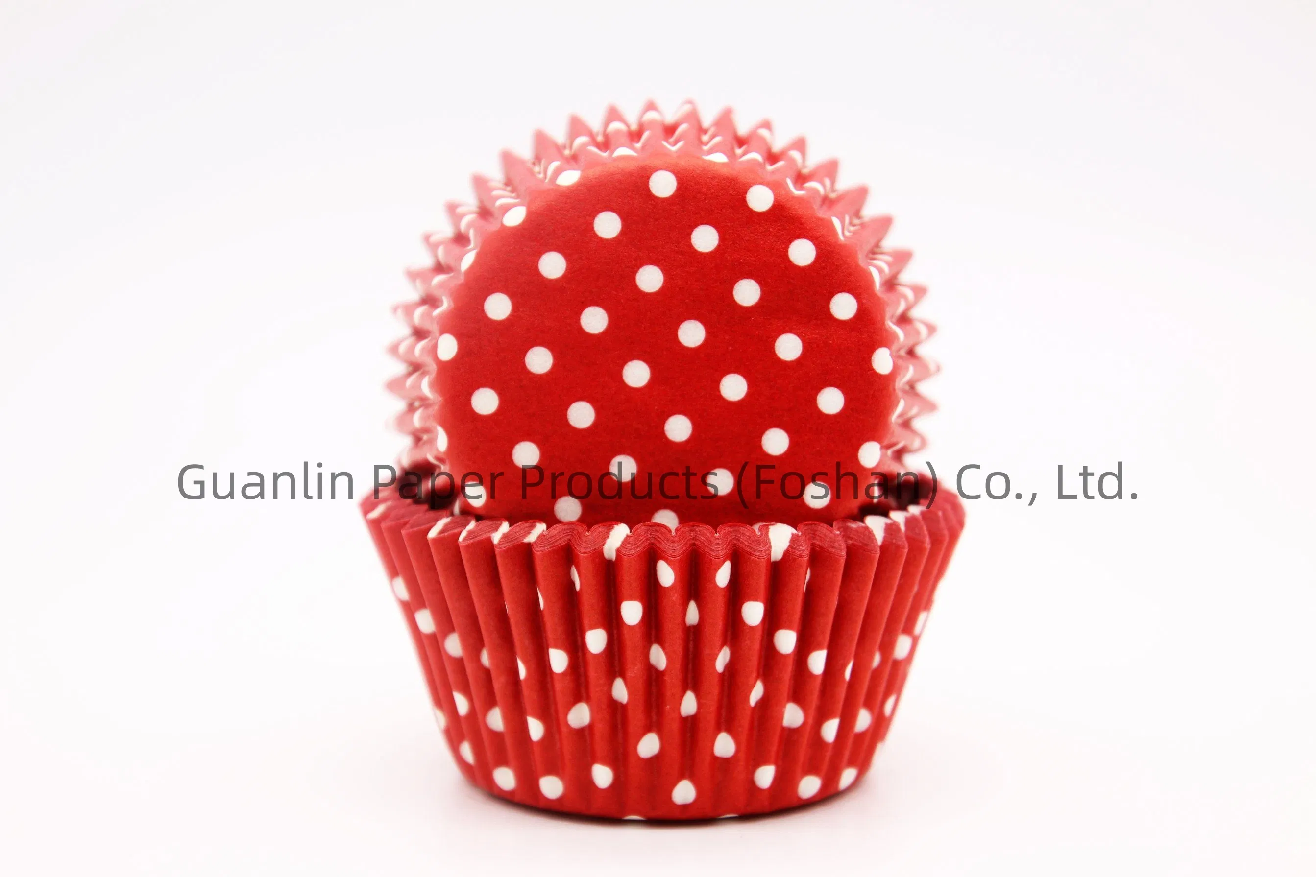 Custom Paper Cupcake Cases Muffin Baking Cups Food Grade Pfas-Free FSC Certified OEM Manufacturer Factory
