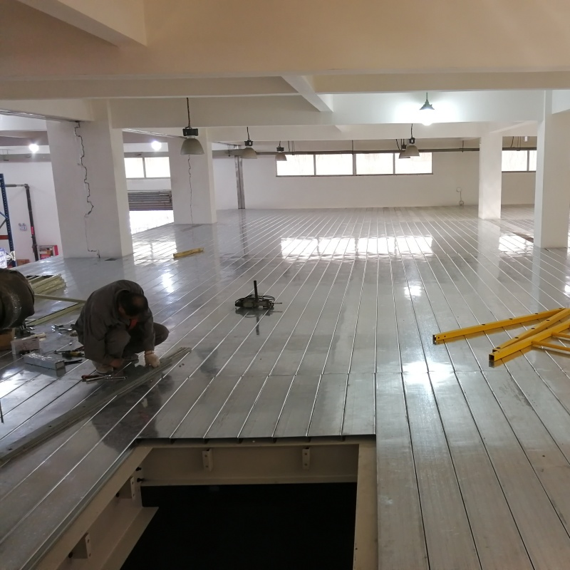 Large-Scale Steel Platform for Warehouse Storage Multi-Tier Industrial Storage Platform with Elevator Access