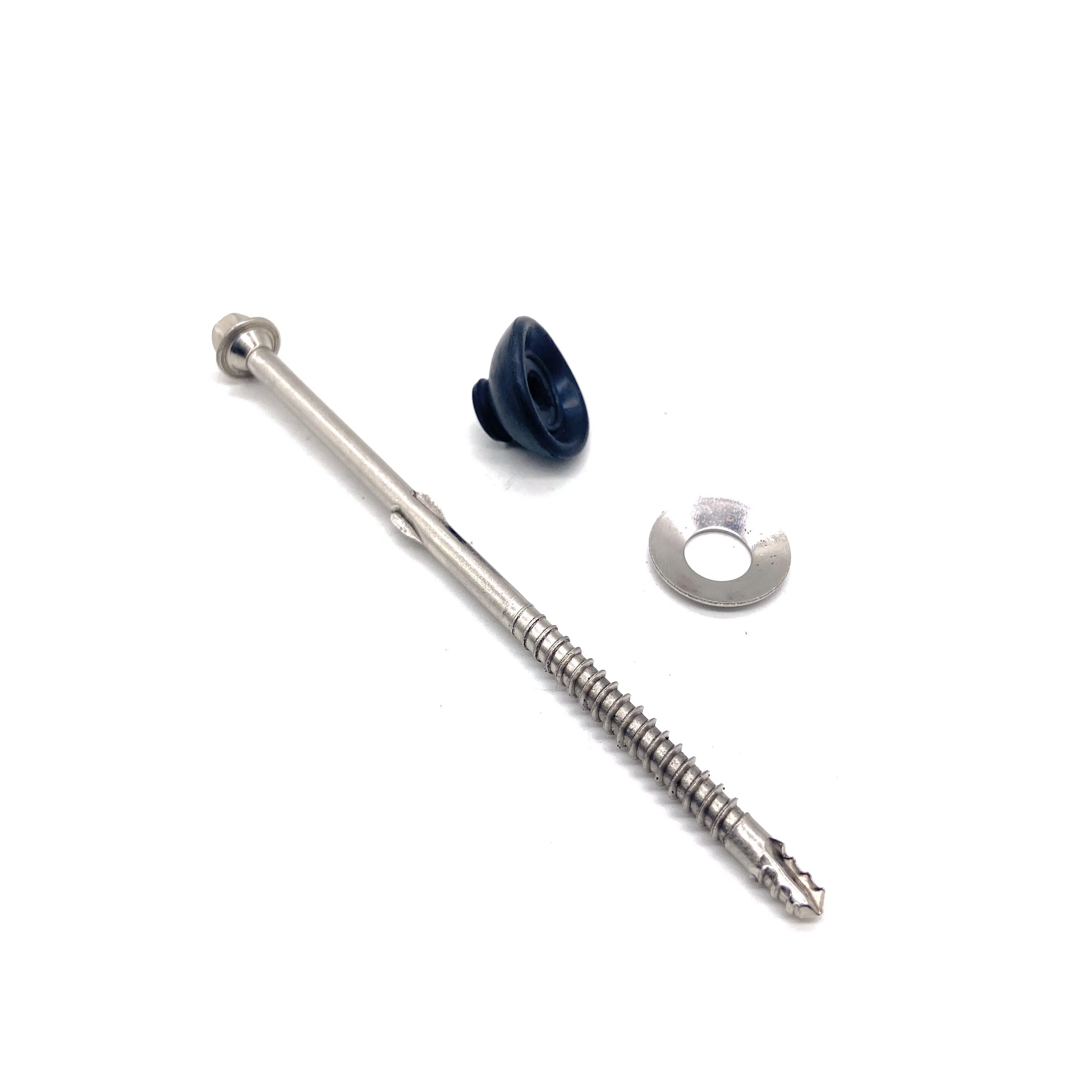 Stainless Steel Carbon Steel Hex Head Bi-Metal Self Drilling Screws with Washers