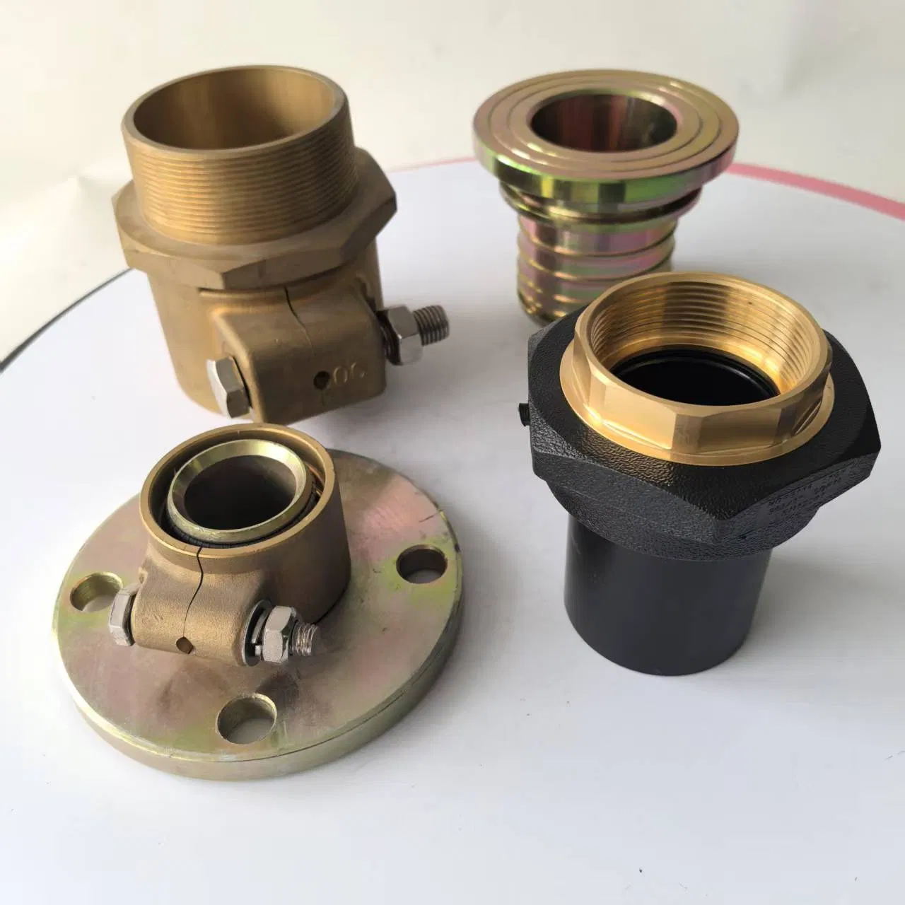PE Steel Transition Brass Threaded Fittings for Gas and Water Supply