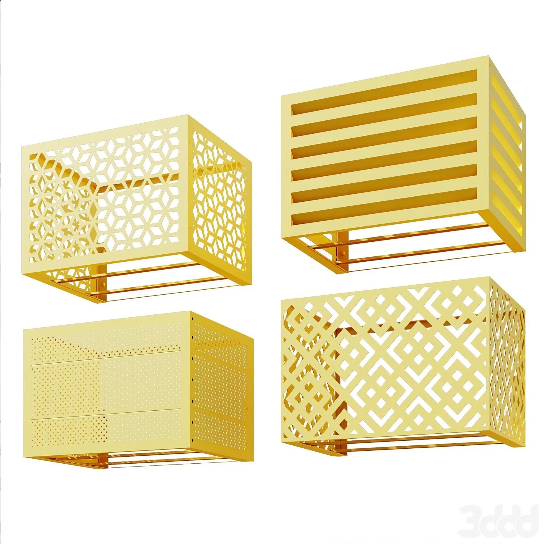 Factory Direct Price Customized Exterior Aluminum Alloy Air Conditioner Cover Outdoor Unit