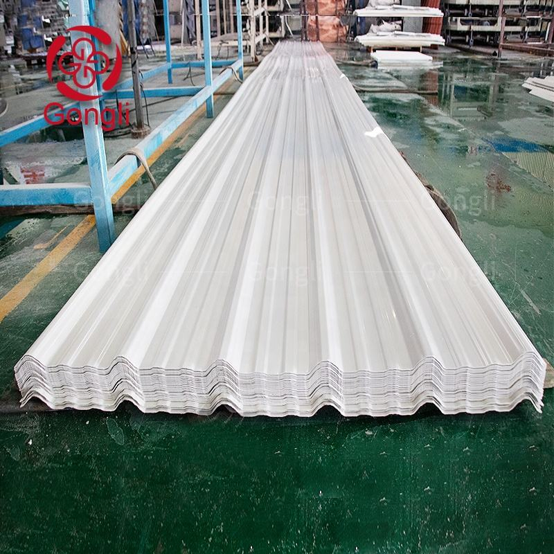White Synthetic Tile Roofing Synthetic Resin Tile Techos PVC Corrugated Roof Price Philippines