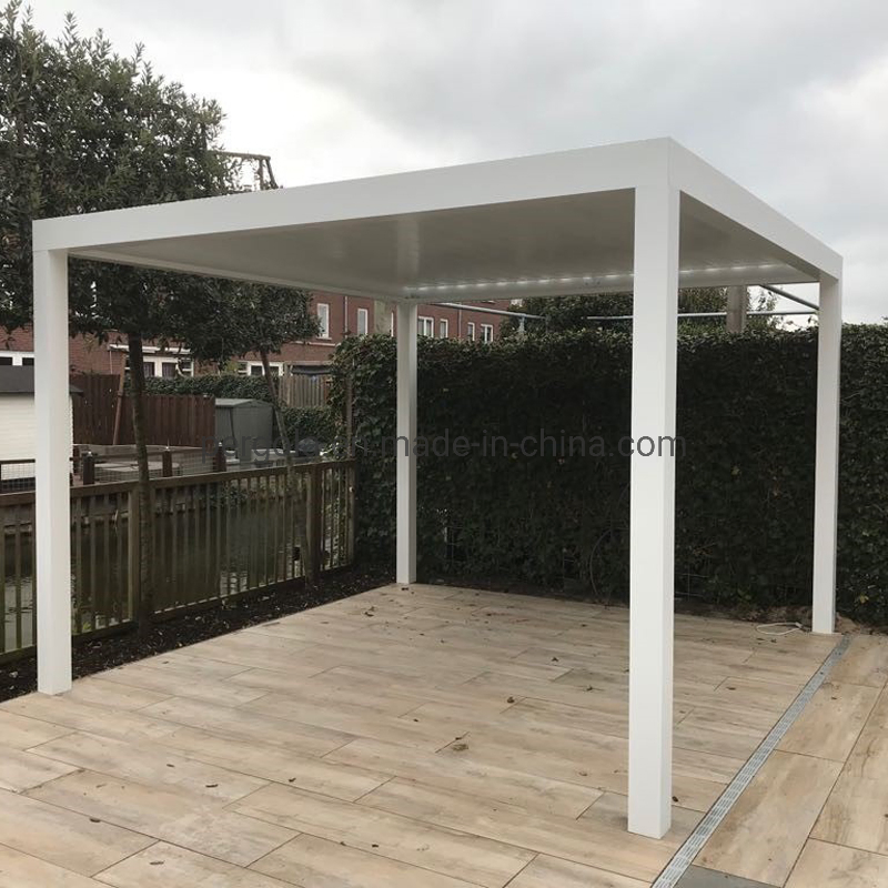 OEM/ODM Modern Furniture Hotel Tent Living Room Canopy Sun Shade Pavilion Bar Party Awning Restaurant Gazebo Aluminum Outdoor Pergola