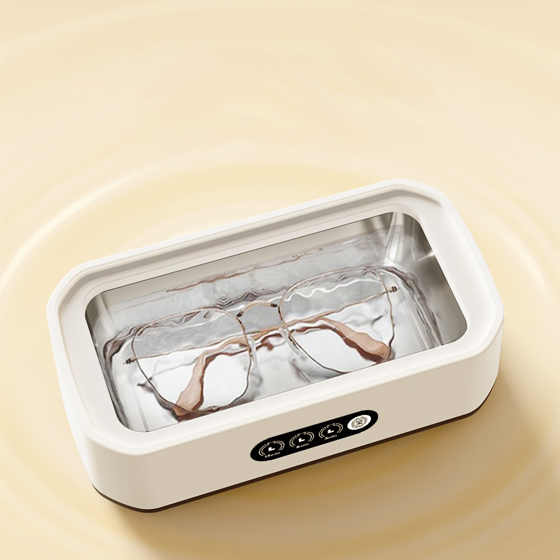 Portable Ultrasonic Jewelry Cleaner Cleaning Machine Stainless Steel Tank for Home Travel