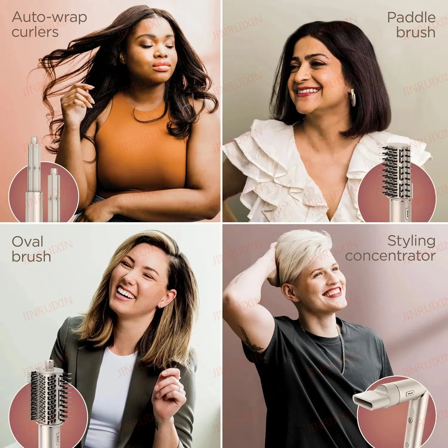 Factory Wholesale Sharrk HD430 Flexstyle Air Styling, Drying System Powerful Hair Dryer Brush, Multi-Styler Curler