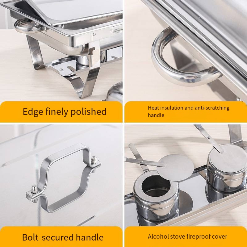 Stainless Steel Buffet Dish Commercial Hotel Wedding Party