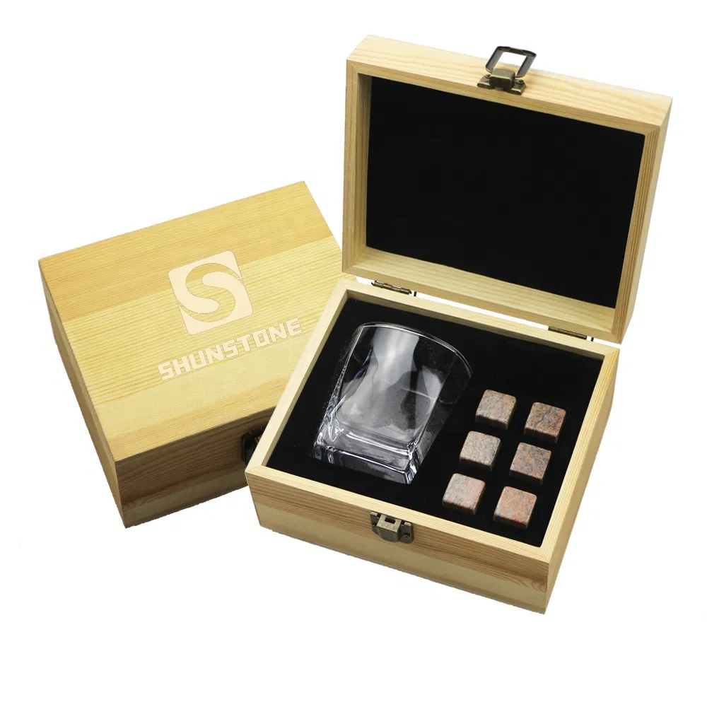 Shunstone Amazon Whiskey Stone Gift Set, Ice Rock That Chill Your Drink