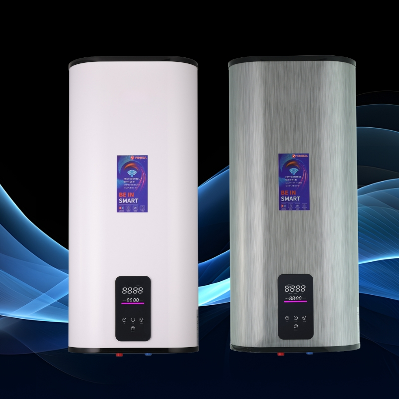 Quality Flat Slim 30L 50L 80L 100L Energy Saving Rectangle Bathroom Shower Hot Water Heating Efficient Geyser Boiler Electric Water Heater