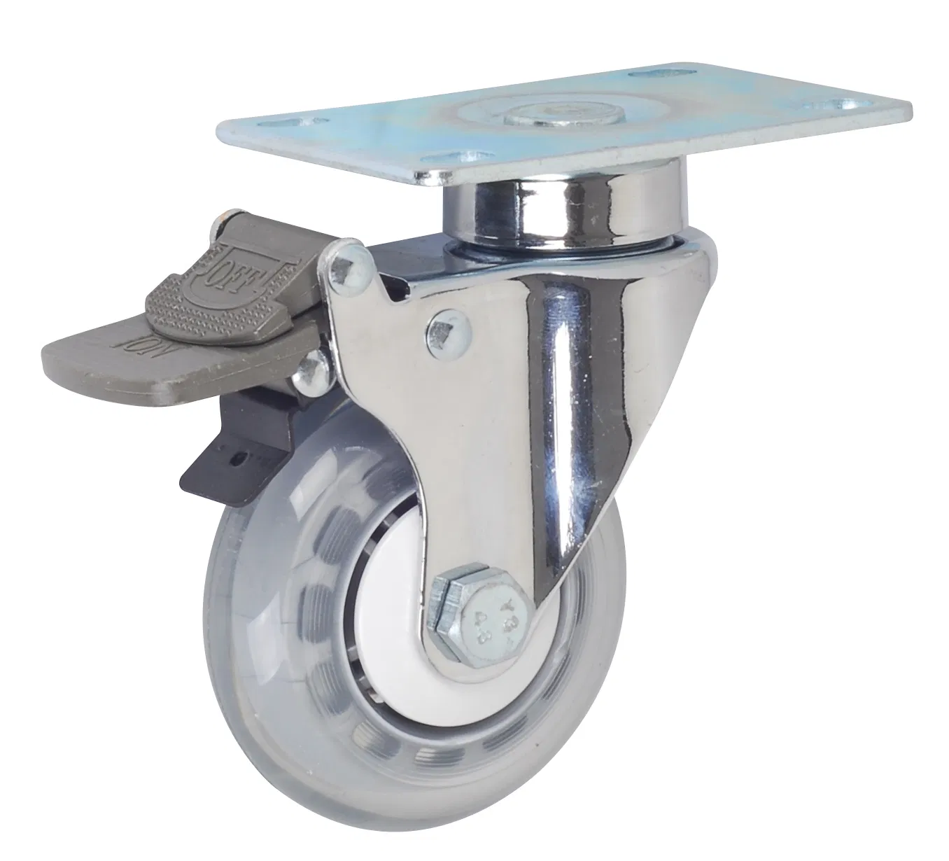 Bearing Tyep with/Without Wheel Cover Light Duty Medical Trolley Caster