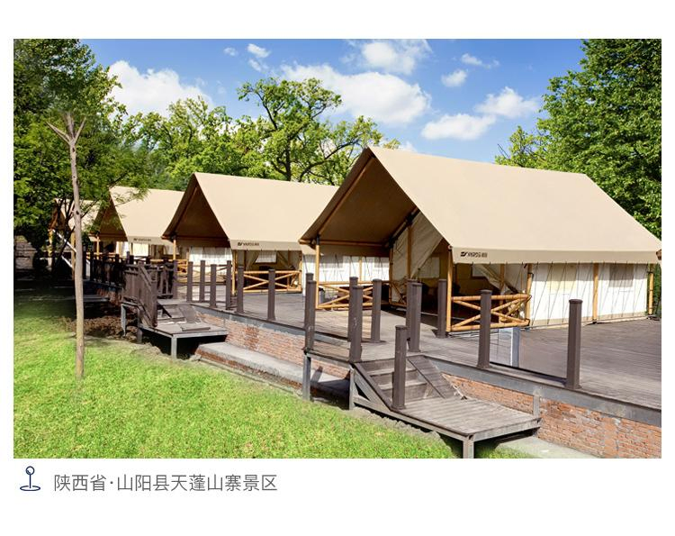 High Quality Cotton Canvas Water Proof Prefab House Luxury Hotel Tent