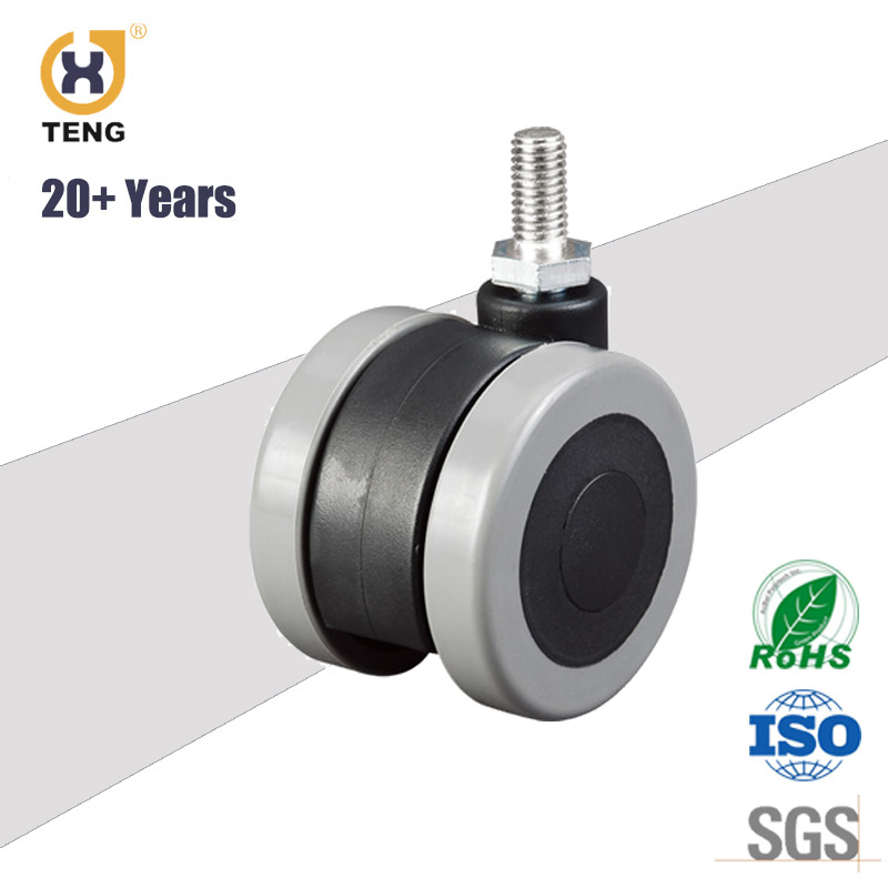 2.5inch Swivel Dual-Wheel Caster Medical Table Wheel