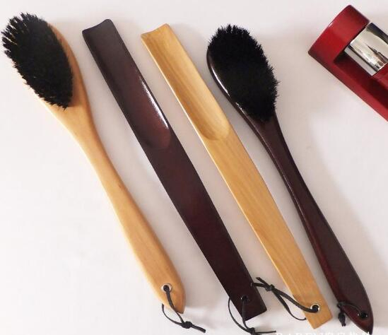Wooden Square Shoe Horn for Hotel