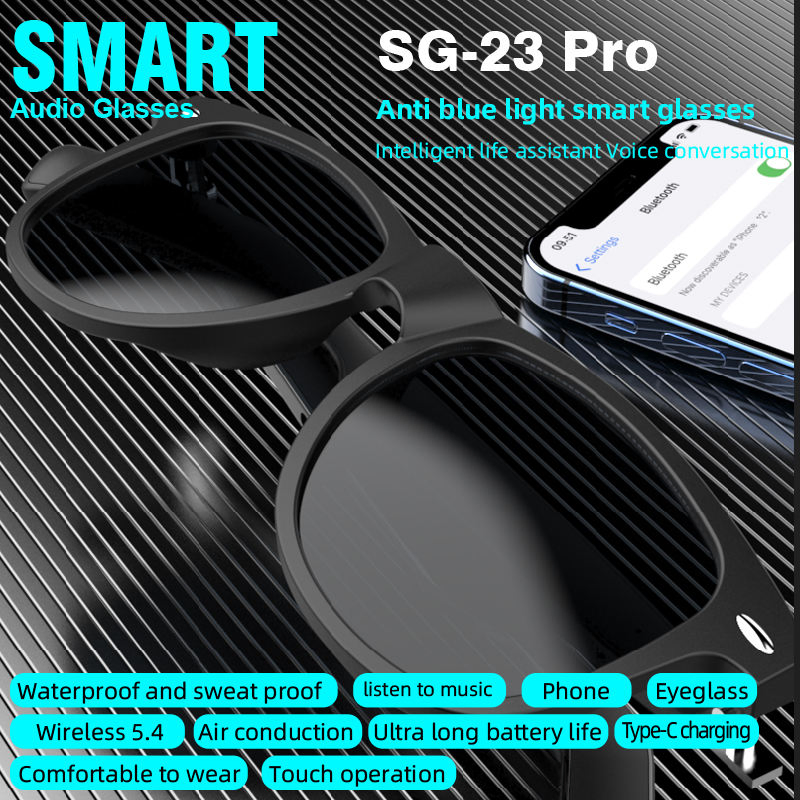 Smart Glasses Multi-Function Bluetooth Music & Calls Smart Wearable Glasses