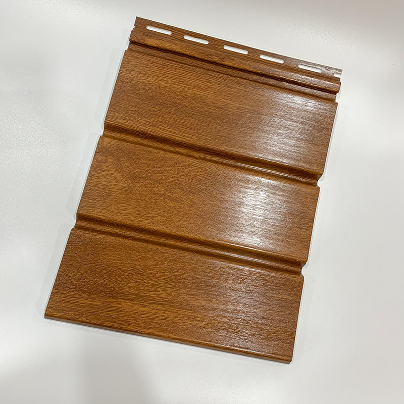 Exterior Roof Decorative Wood Grain Soffit Ceiling Panel PVC Vinyl Siding