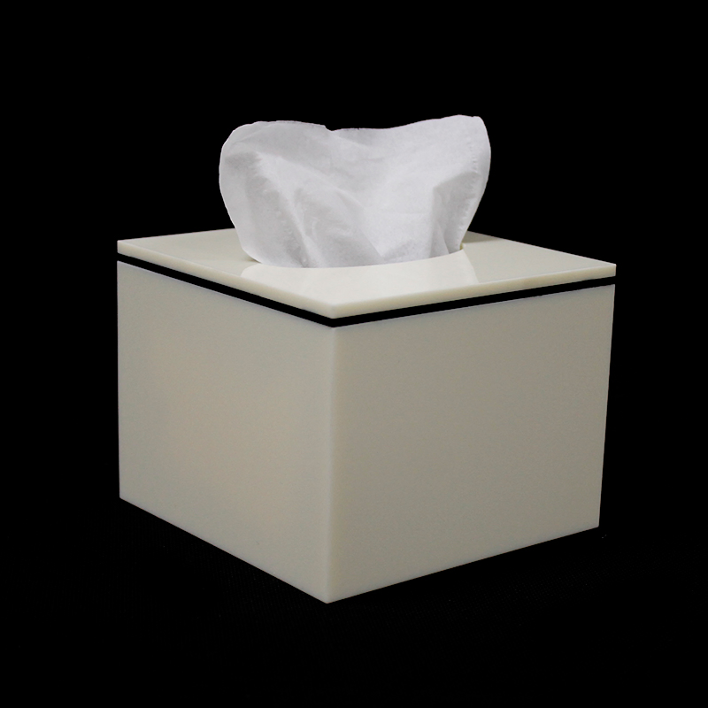 Hotel Rooms Paper Acrylic Towels Storage Boxes Hotel Tissue Paper Napkin Box