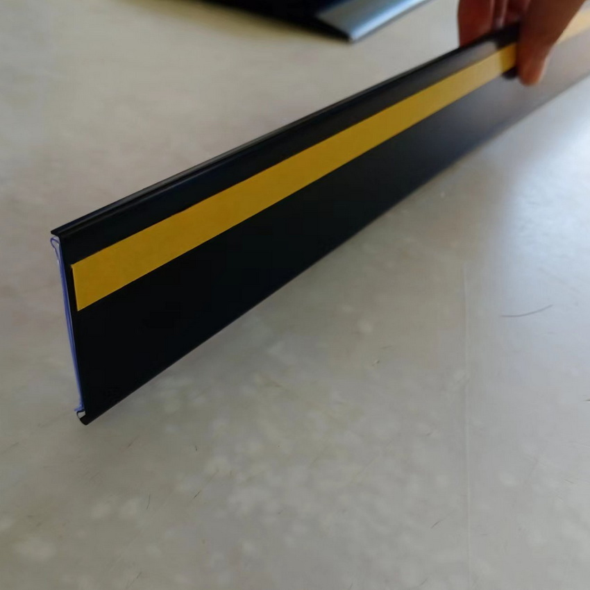 Kayshelf Supermarket Shelf Price Tag Holder Data Strip with Adhesive Tape