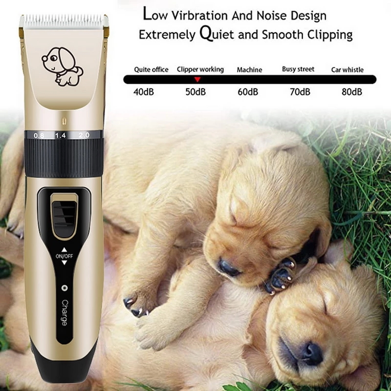Rechargeable Pet Grooming Clipper Dog Hair Trimmer