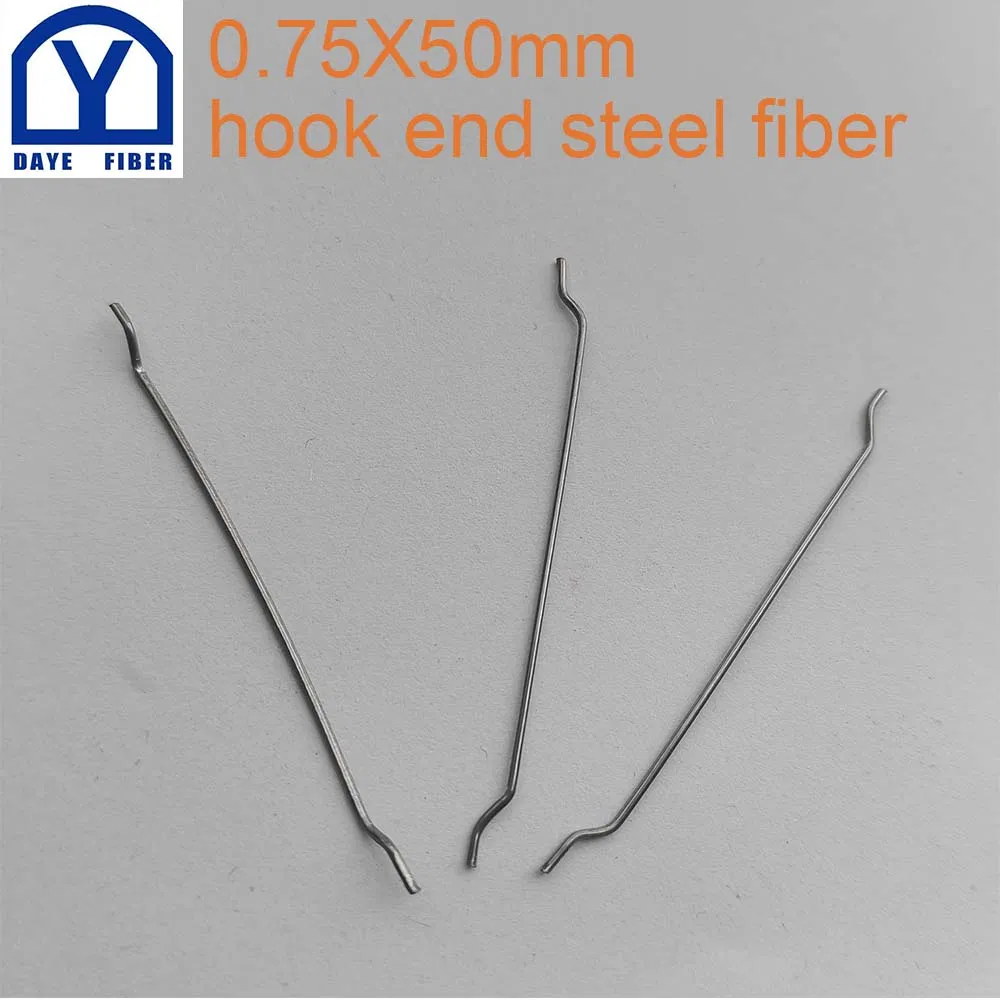 0.75×50mm Hooked-End Steel Fiber for Industrial Floor Concrete