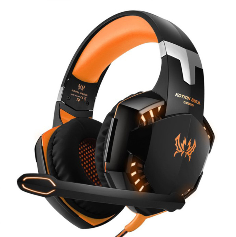 4-Color Headphone 3.5mm Wire Game Heaphone for Gaming Computer