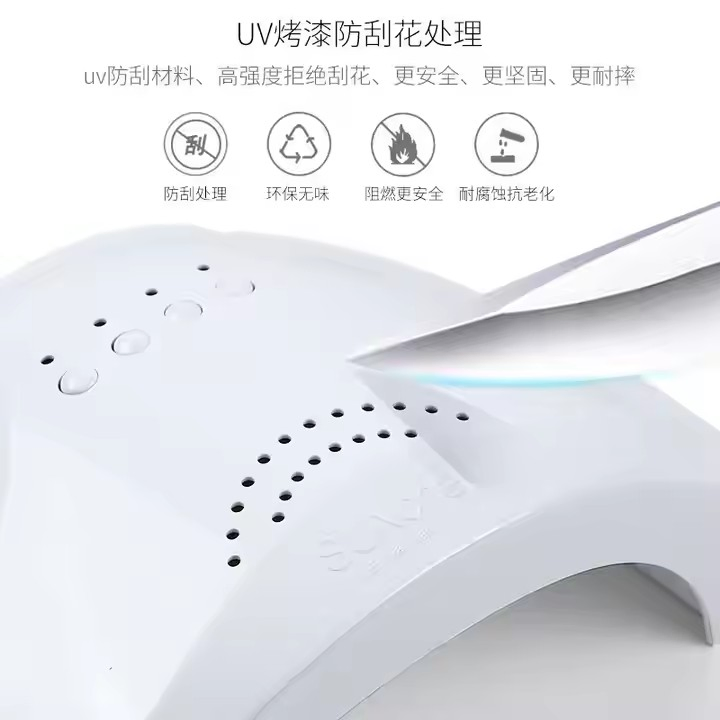 Professional UV LED Nail Dryer Lamp Smart Sun Nail Gel Curing Lamp Kit for Manicure and Salon Use
