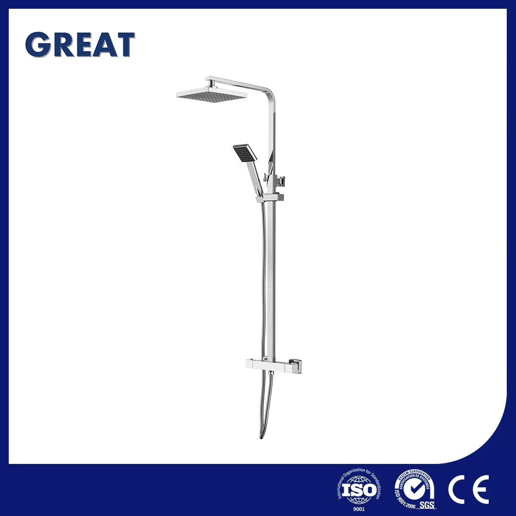 Great 2 Handle Tub Shower Faucet Wholesale Best Shower Column China Gl78002sk Thermostatic Shower Kit Set European Aluminum Shower Column Suppliers