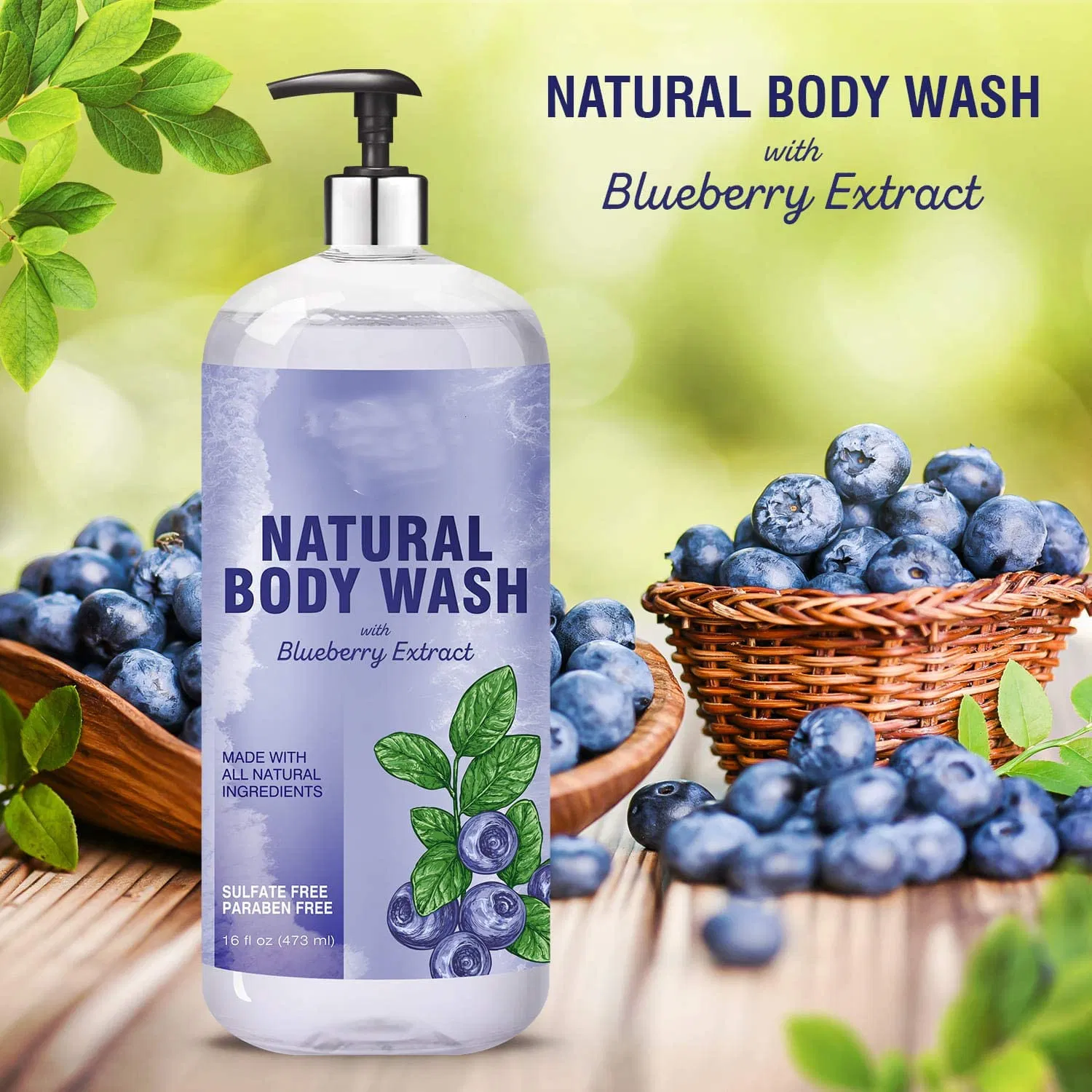 Fresh Scent Deep Clean White Care Rose Shower Gel