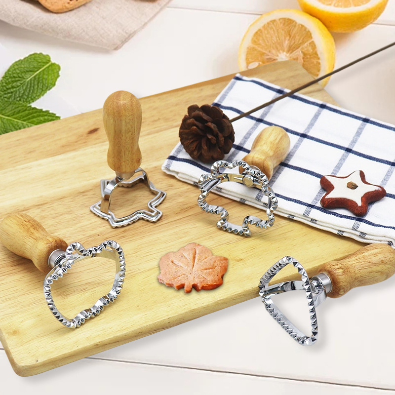 Metal Biscuit Mold Pastry and Dessert Embossed Cookie Molds Baking Tools