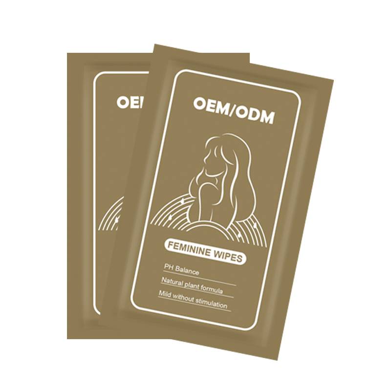 Custom Individually Wrapped Small Packaging Biodegradable Bamboo Feminine Wipes