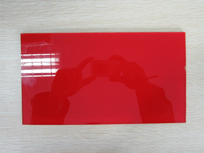 High Quality China Factory Double Layer Black Painted Colored Glass