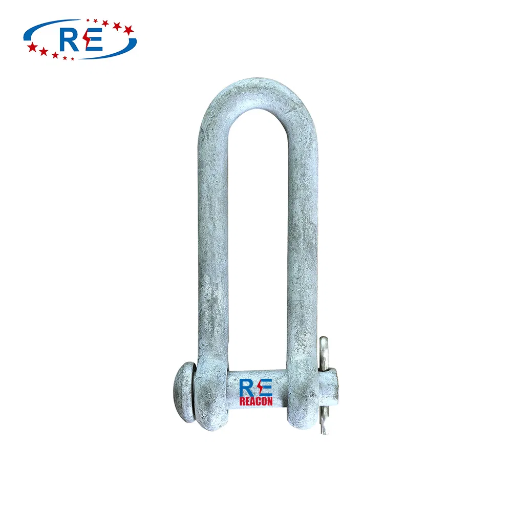Heavy-Duty E1222 Type Chain Shackle, Hot DIP Galvanized for Power Line Use