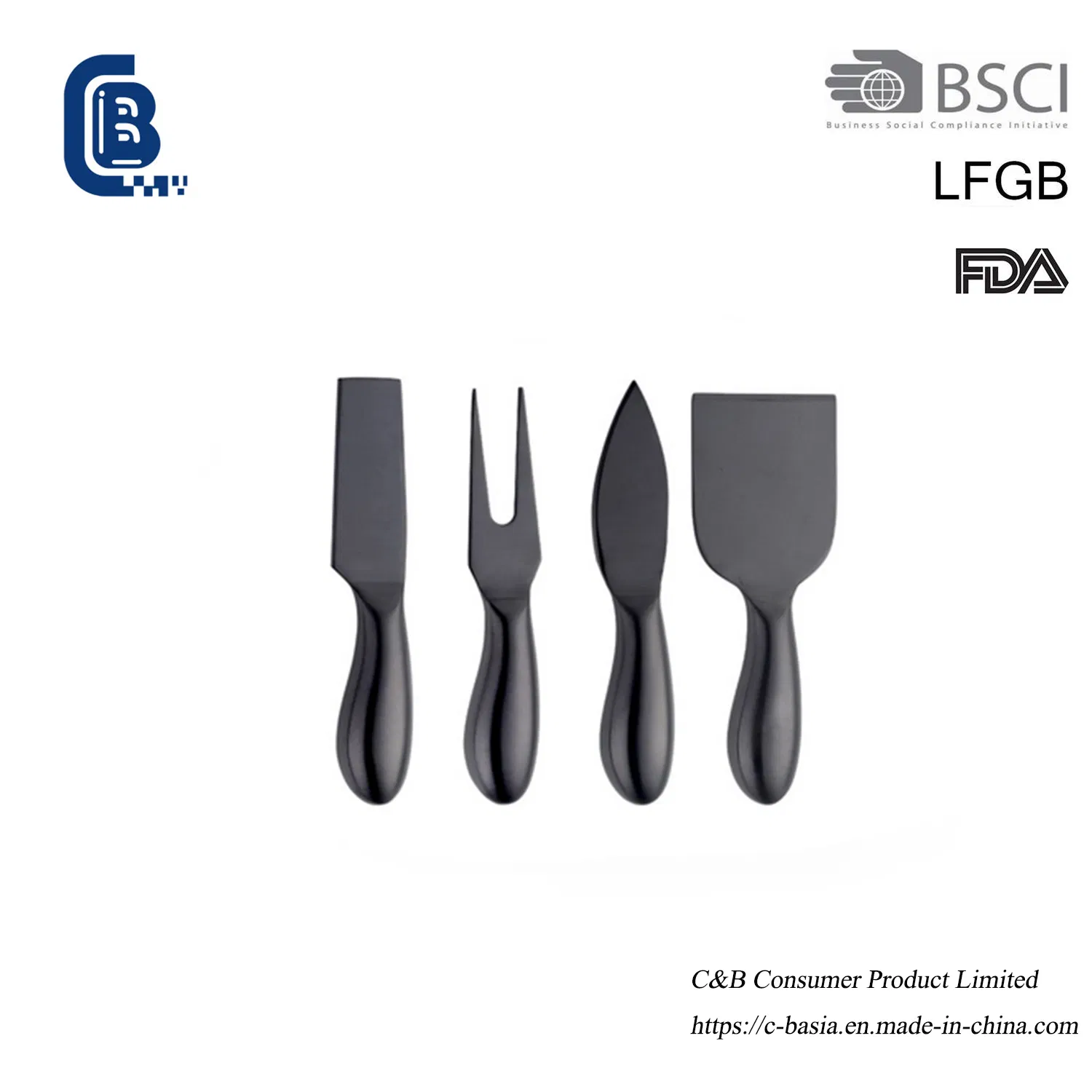 Набор ножей для сыра из нержавеющей стали