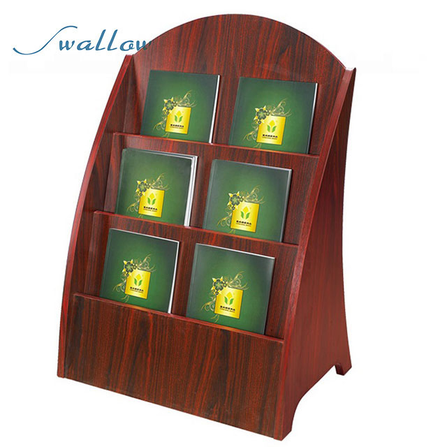 Display Hotel Information Rack, Catalogue & Reference Racks, Hotel Metal Newspaper Rack Magazine Display Stand