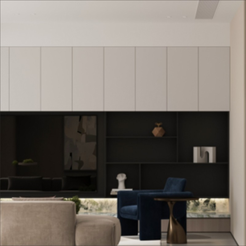 Гардеробная система Sleek Design из ПВХ и МДФ