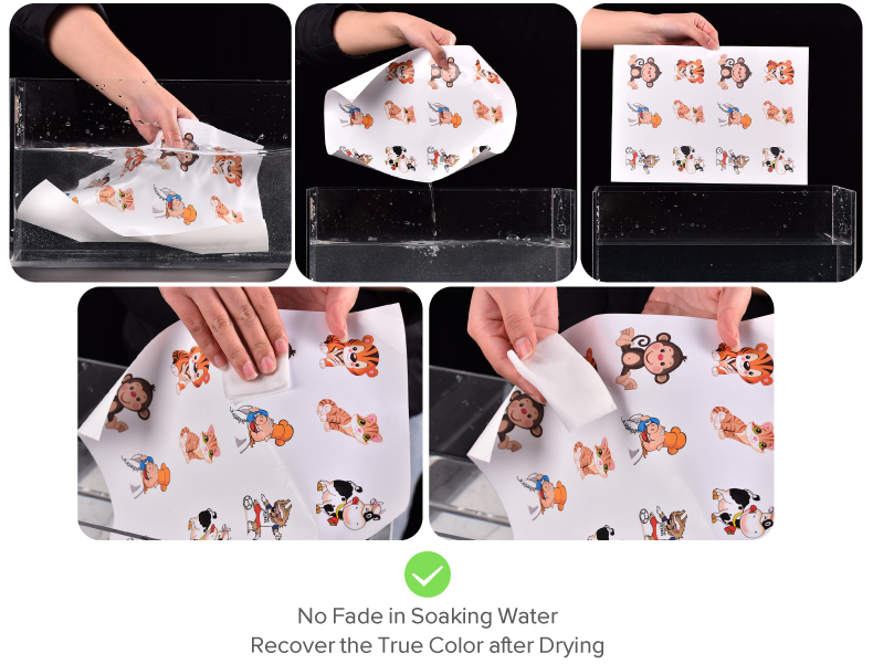 Inkjet printable waterproof PP label material A4 sticker for self-adhesive label manufacturer