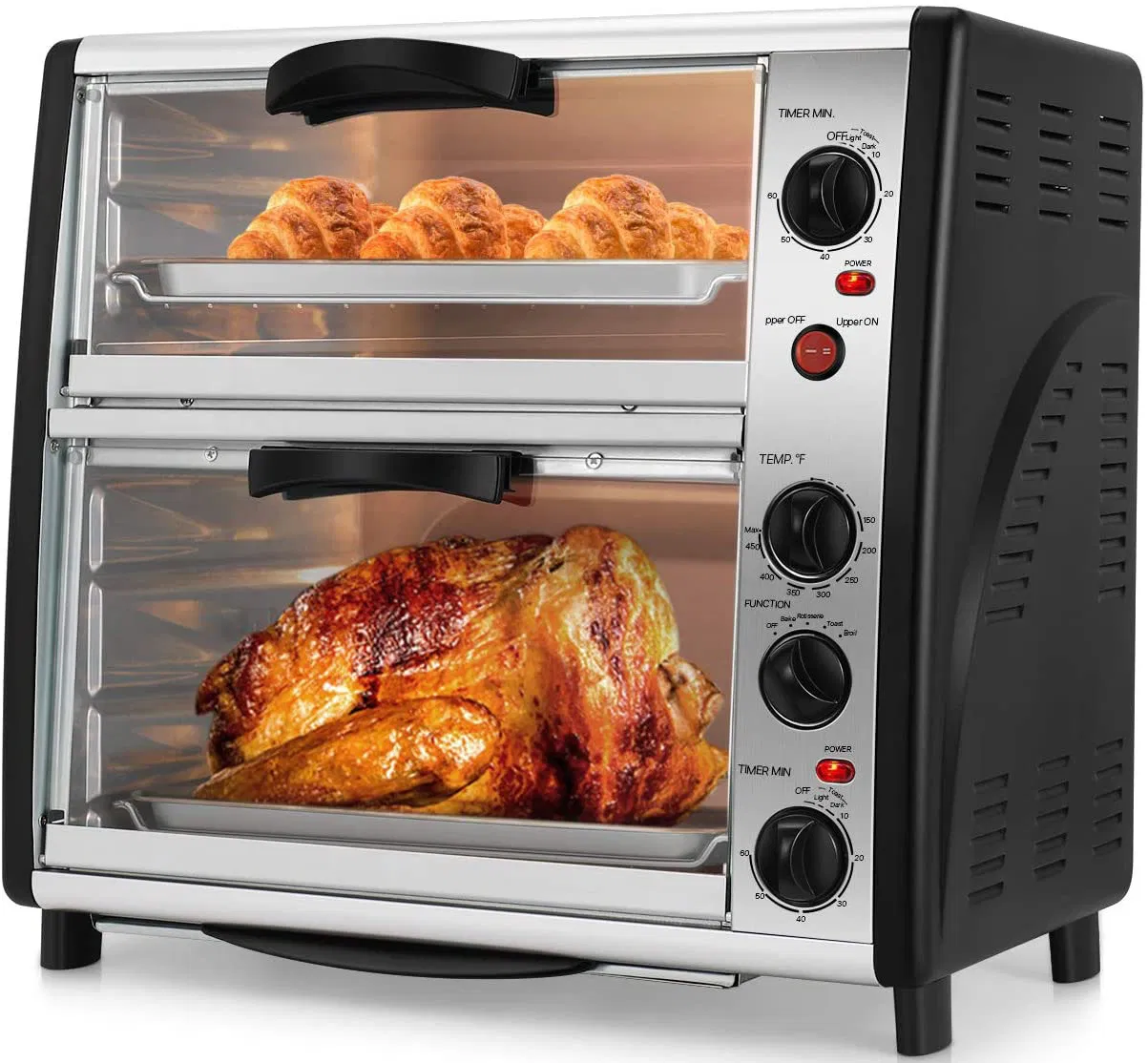 22L Multi-Function Electric Toaster Oven for Home Baking Oven