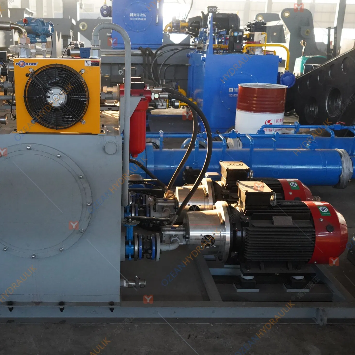 Автоматизированная гидравлическая силовая система для промышленного оборудования