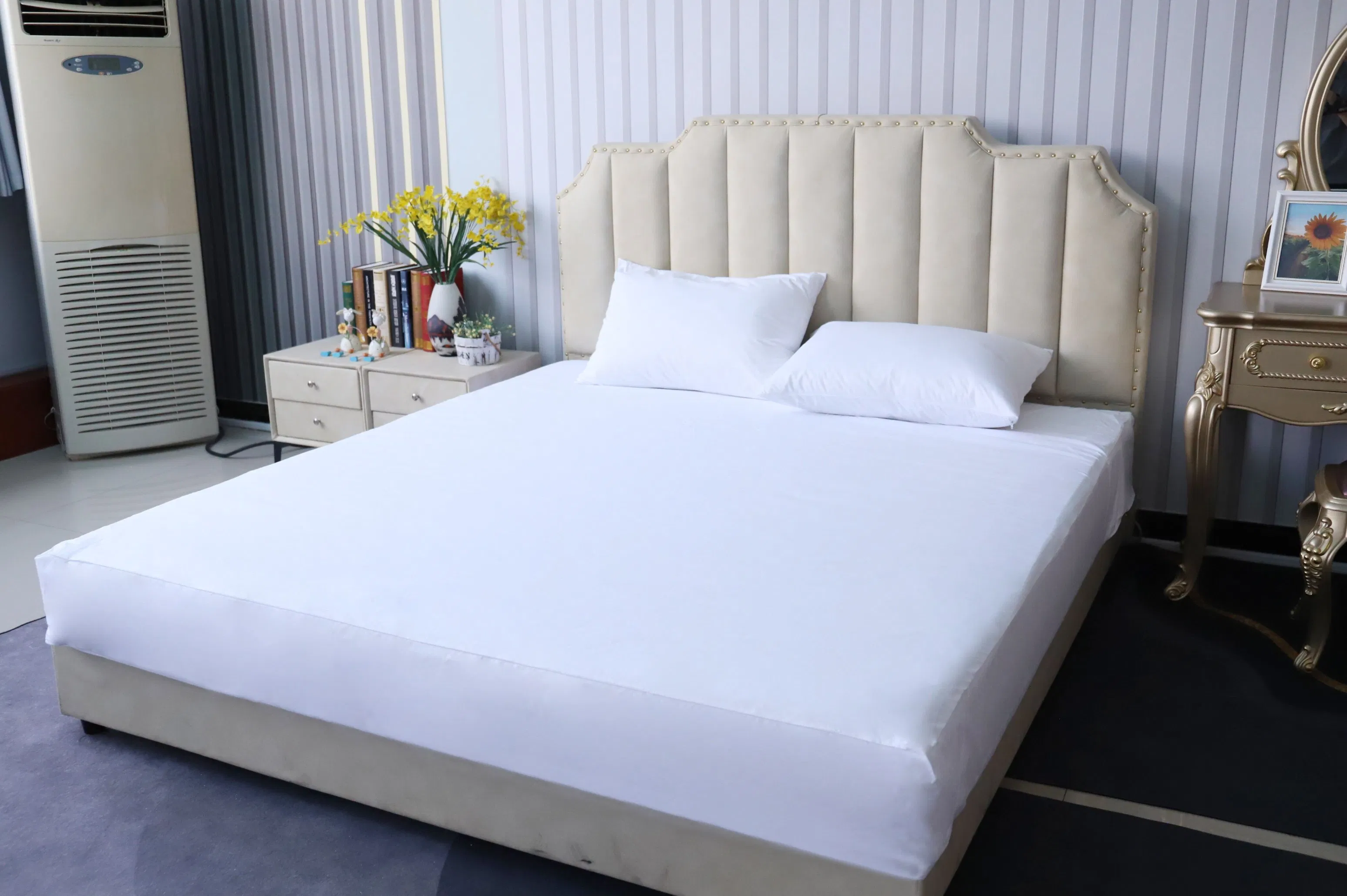 Factory Wholesale Deep Pocket Zippered Waterproof Mattress Encasement Full Size 54"*75"