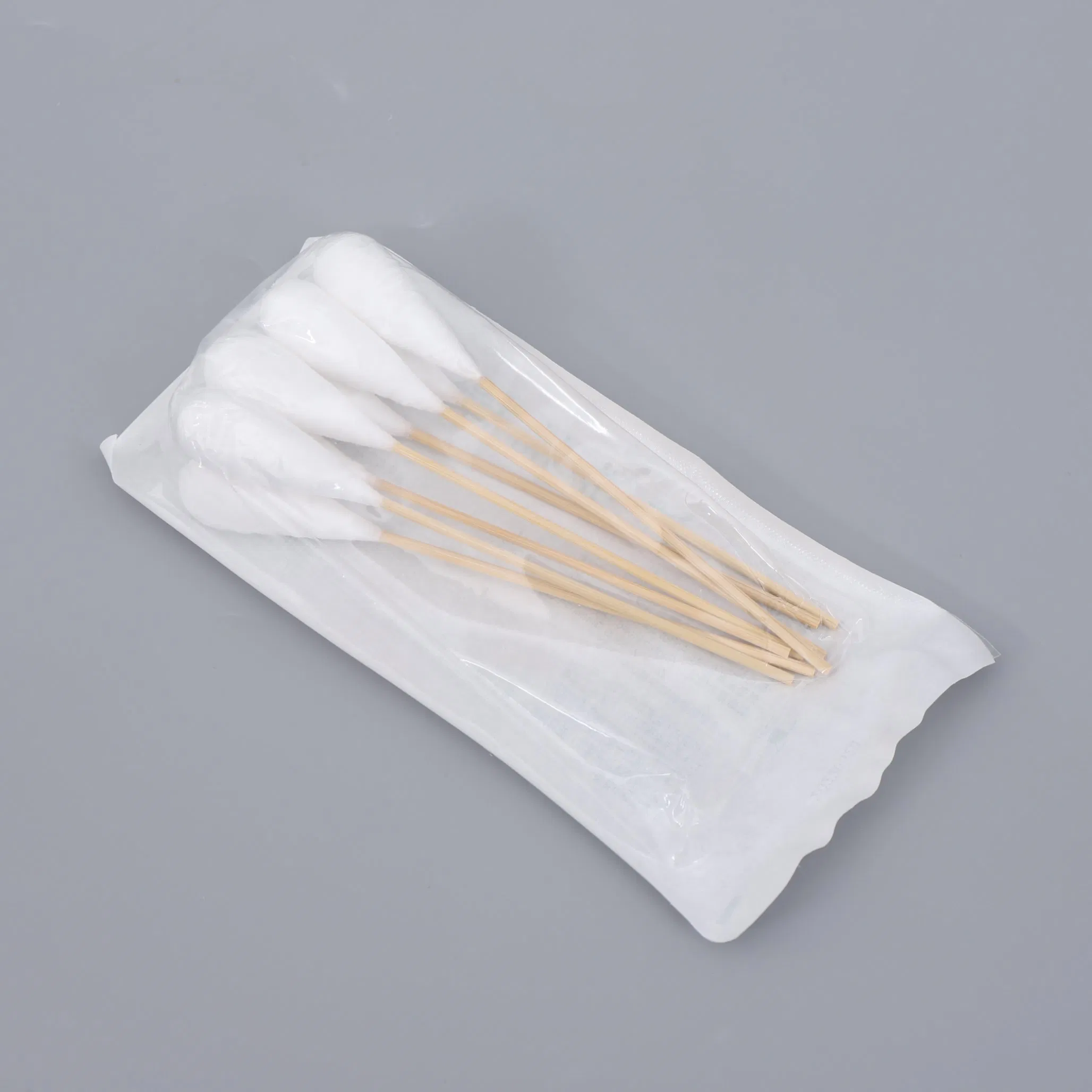 6" Cotton-Tipped Wood Applicators Sterile Cotton-Tipped Applicators, Ideal for Application of Medication, Cleaning