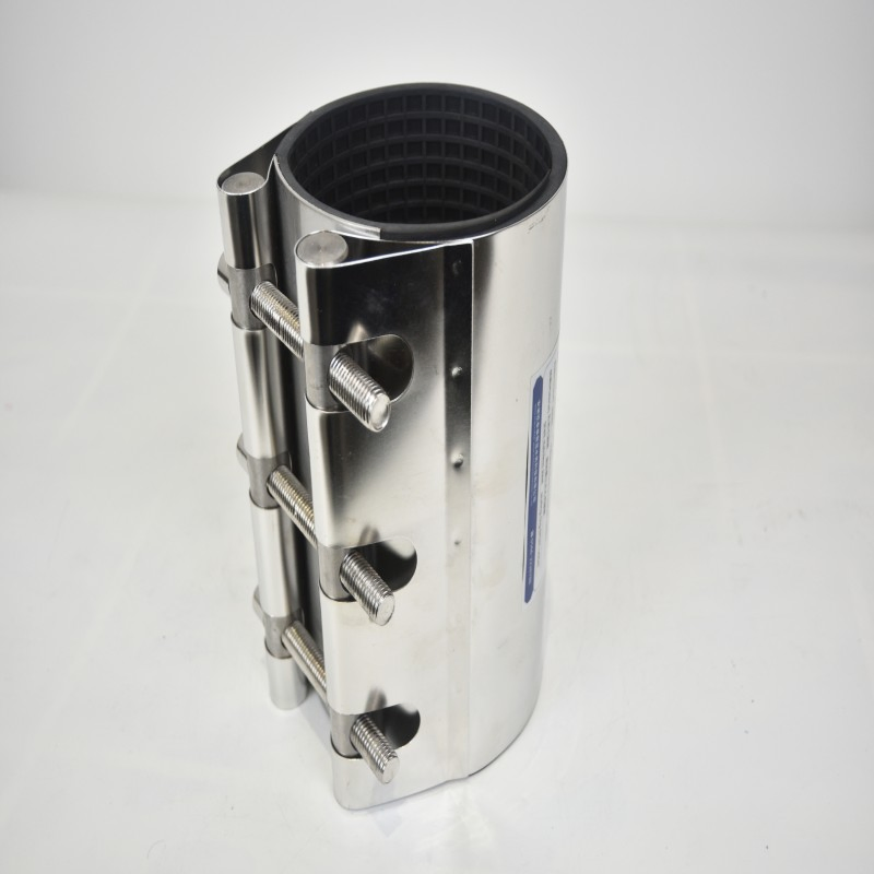 Full Open Stainless Steel Pipe Repair Clamp SS304 316 Pipe Leak Clamp Coupling