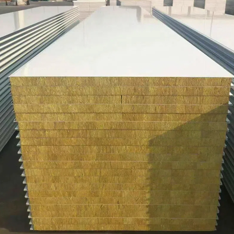 Rock Wool Sandwich Panel for Fast Build House Wall Assembly