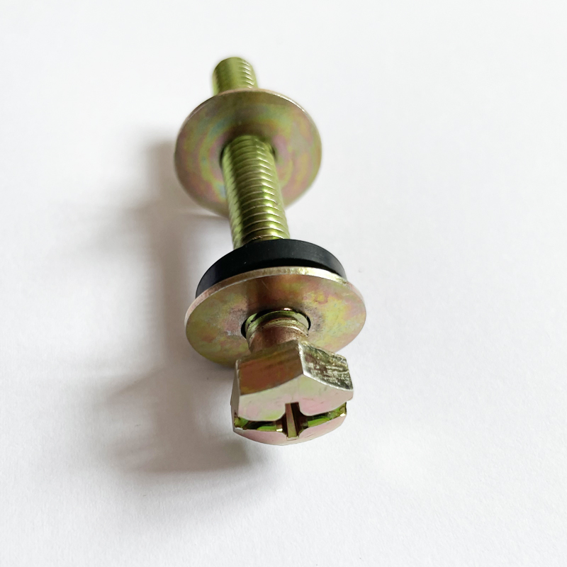 South American Chili Sanitary Ware Accesssories Wc Plumbing Fitting Toilet Hex Head Steel Bolt