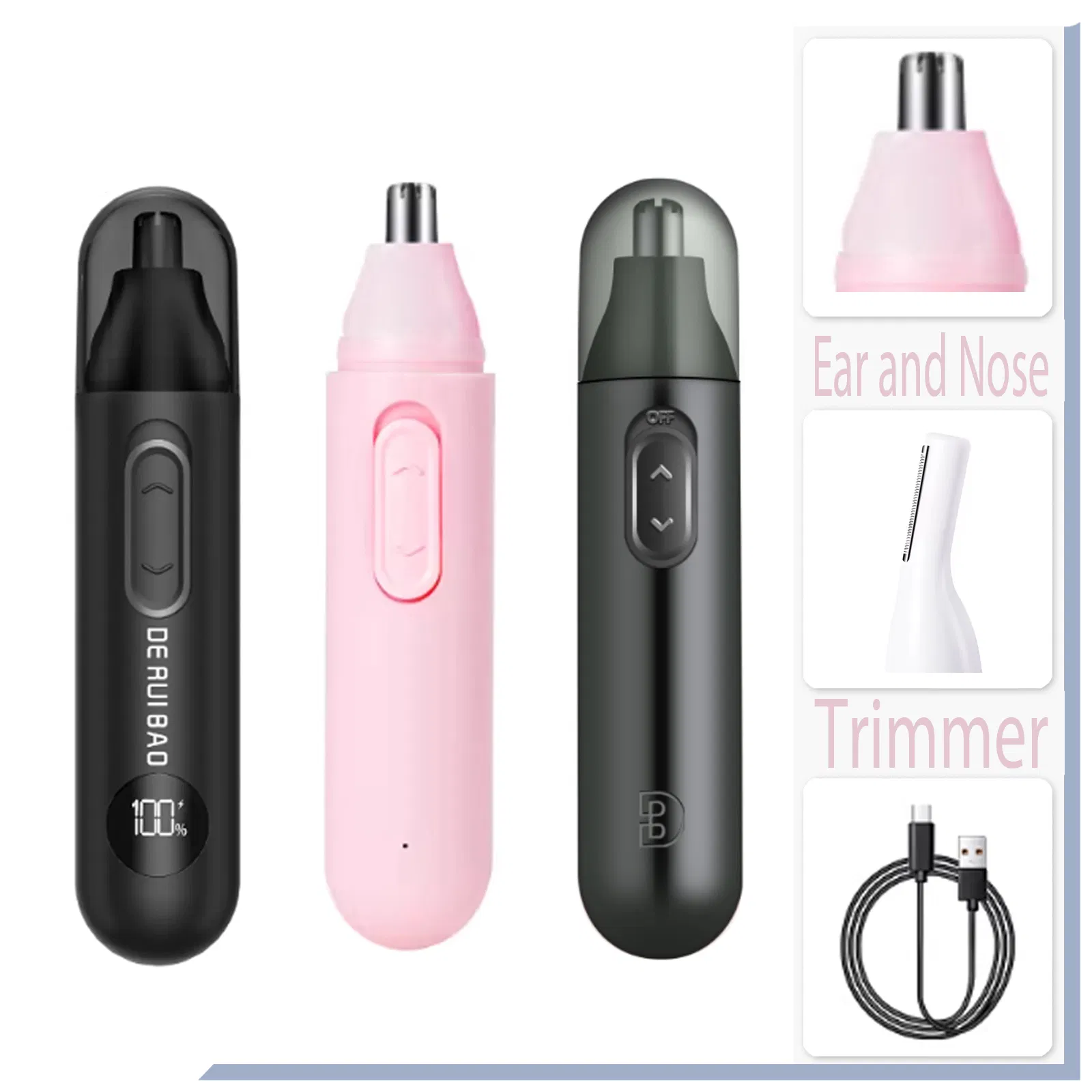 Professional 2-Way Hair Management Tool Ear and Nose Trimmer