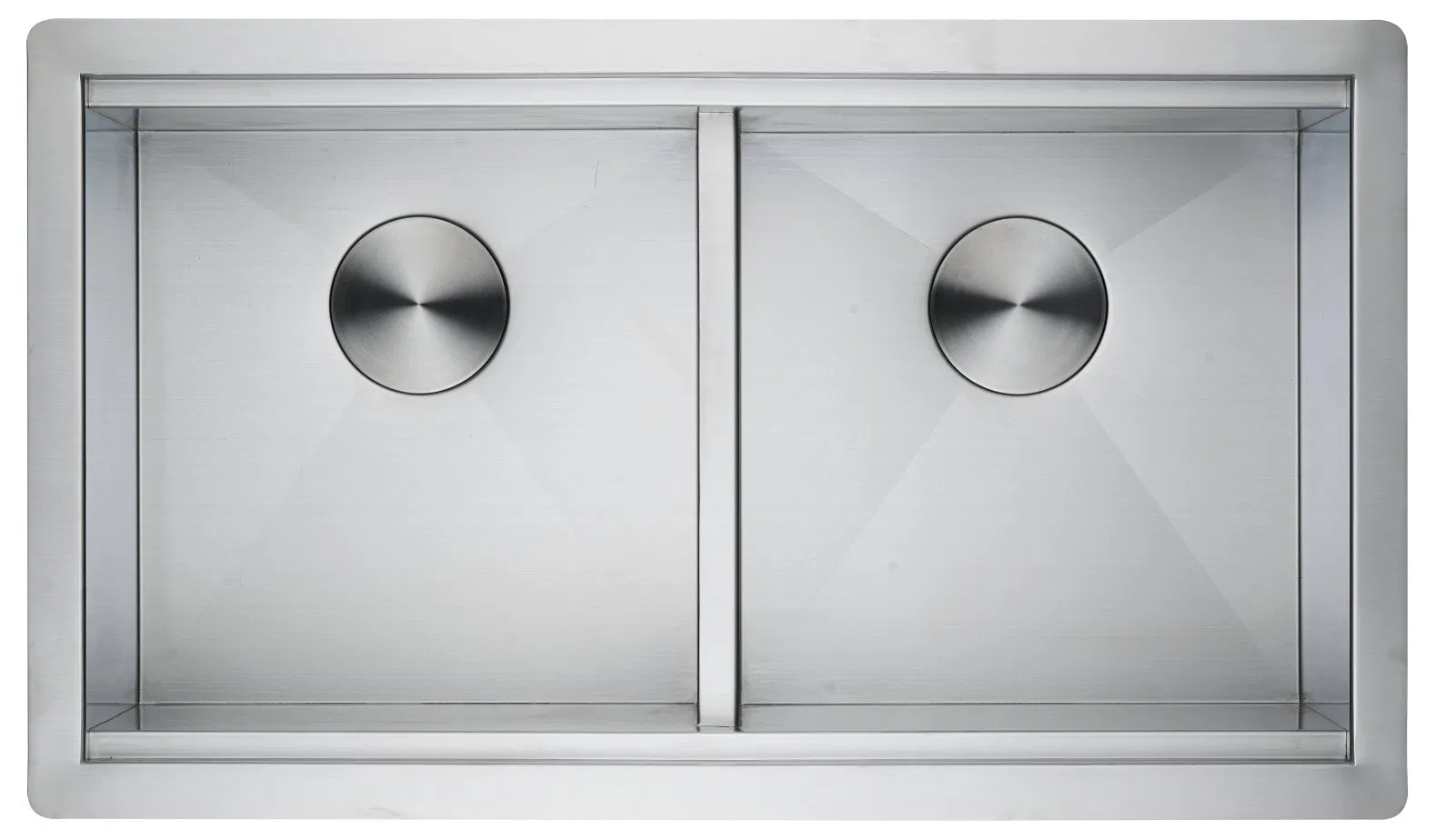 European and American Style Stainless Steel Double Bowl Sink, Nano Sink