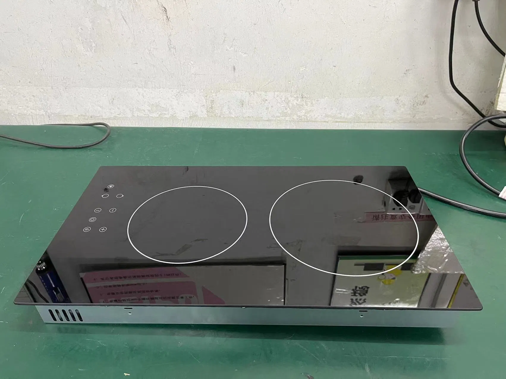 30cm built-in 2 burner electric ceramic infrared hob cooktop