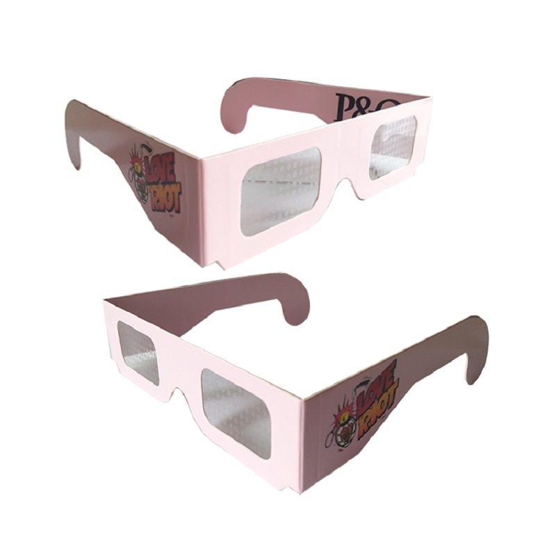 Factory Custom Printed Cardboard CE Diffraction Glasses for Light Show