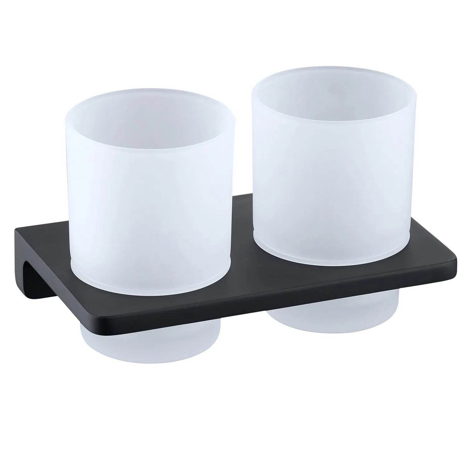 Держатель для стаканов и зубных щеток с двумя стаканами