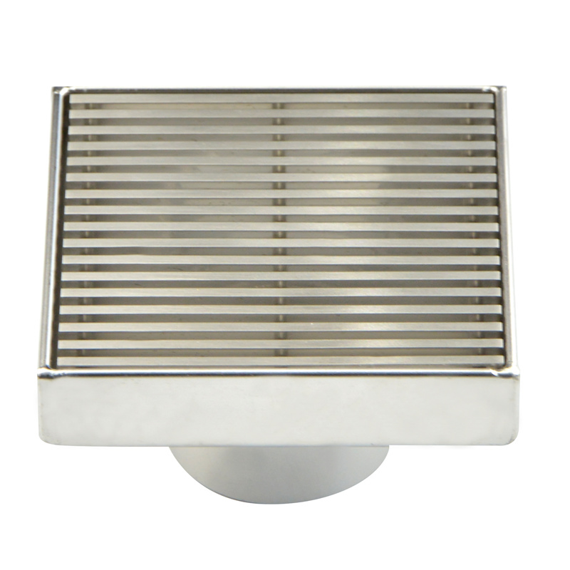 Stainless Steel 304 Wedge Wire 4 Inch Square Drain Shower