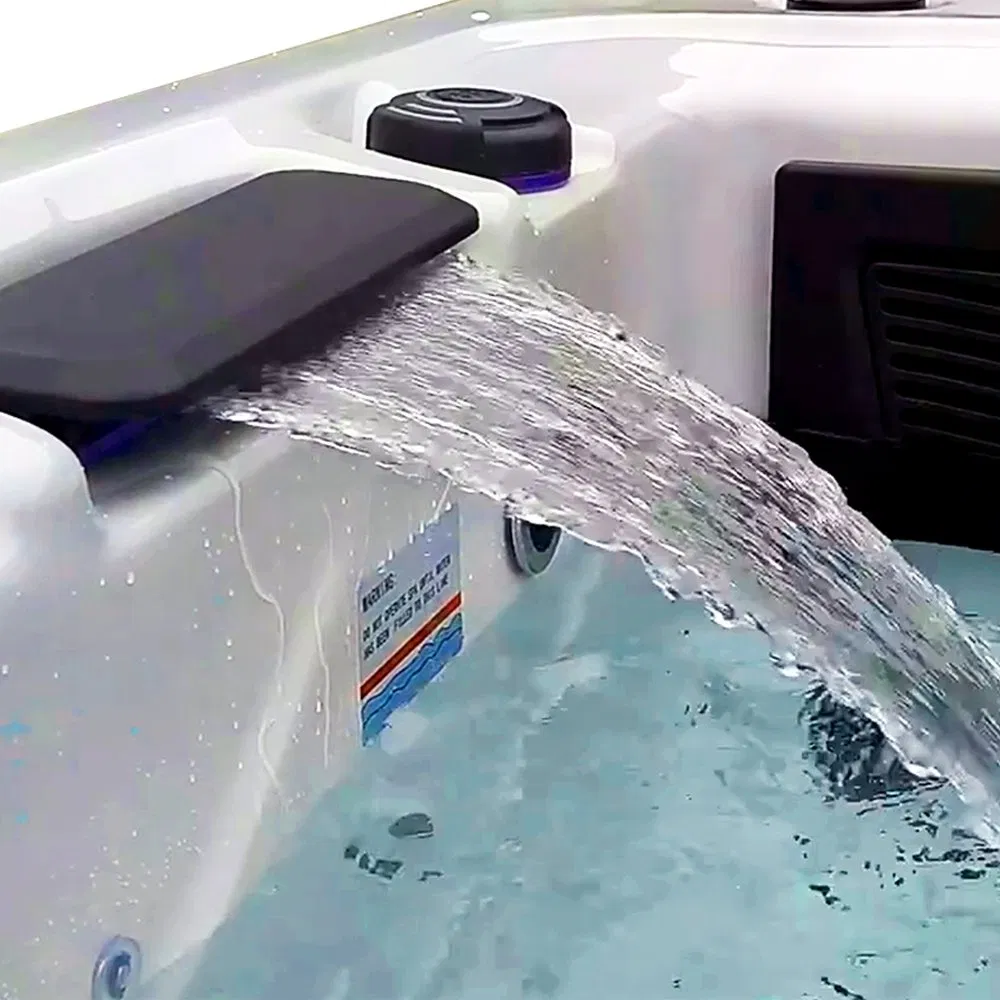 Sunrans Premium Dual Zone Swimming Pool SPA Outdoor Hydrotherapy Hot Tub and Swim SPA Combo