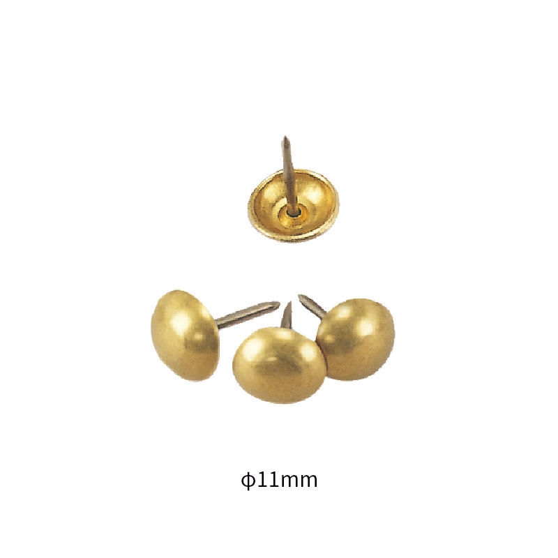Decorative Tacks Round Head Brass Nails Soft Chair Nail Push Pin Decorative Sofa Legs